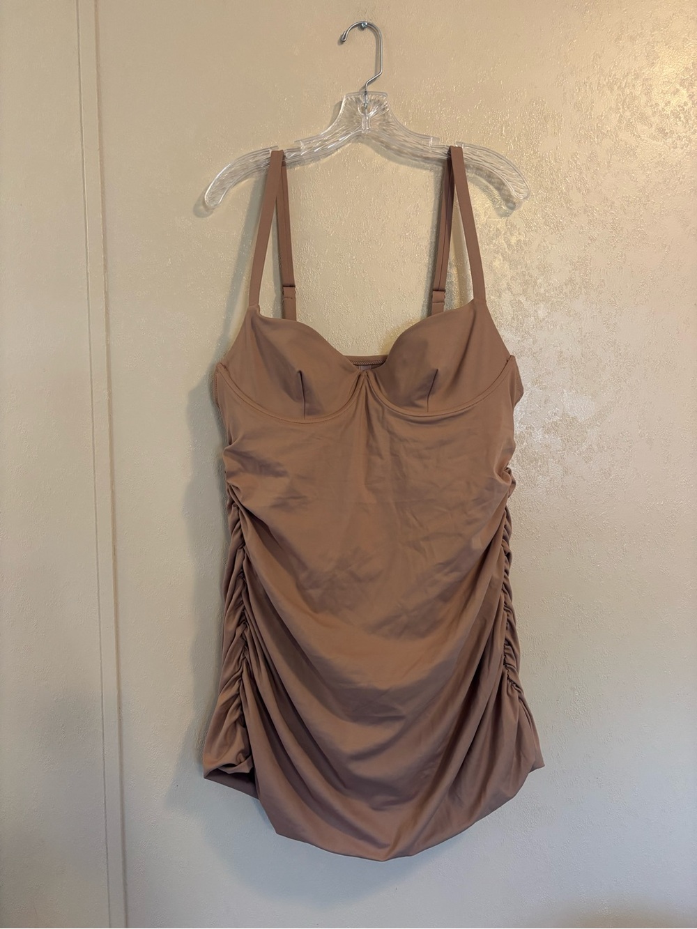 NWT SKIMS Sculpting Swim Ruched One-Piece Swimsuit sz 3X